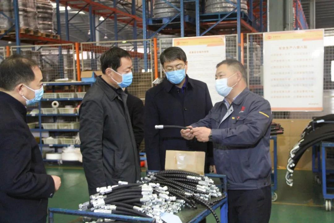 漯河市市長劉尚進一行蒞臨我司調研