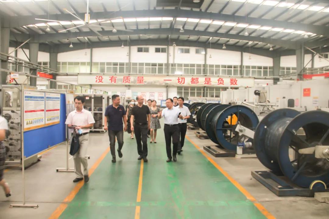 市工信局領導一行蒞臨我司參觀考察